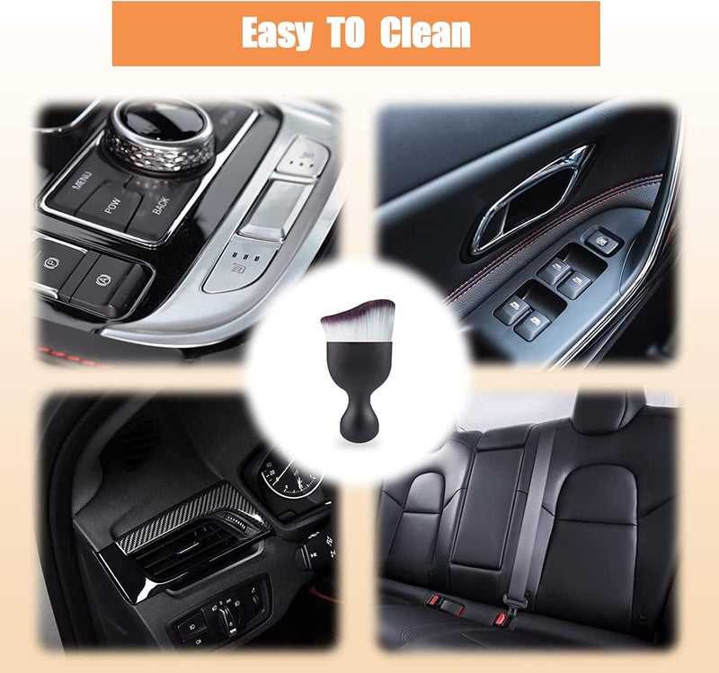 NGHEY 1 PC Car Interior Dust Brush, Auto Scratch Free Detailing Brush, Soft Car Interior Cleaning Brush Auto Accessories for Automotive Dashboard, Air Conditioner Vents, Computer (Purple) - Image 5