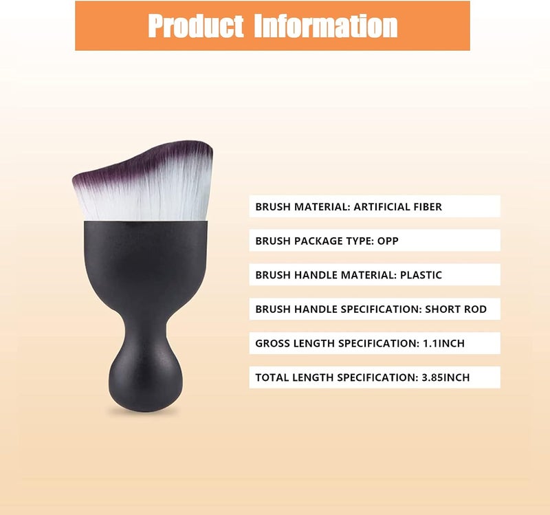 NGHEY 1 PC Car Interior Dust Brush, Auto Scratch Free Detailing Brush, Soft Car Interior Cleaning Brush Auto Accessories for Automotive Dashboard, Air Conditioner Vents, Computer (Purple) - Image 3