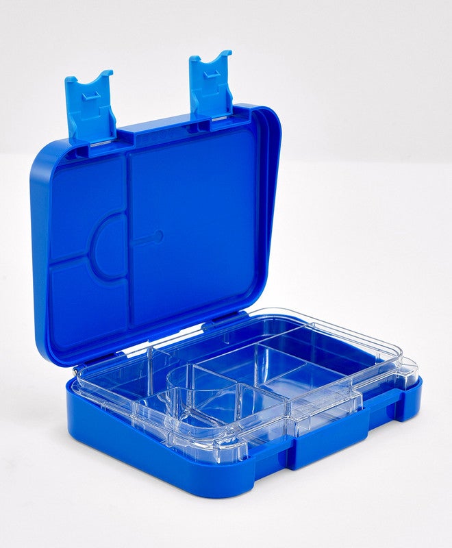 Bonfino Lunch Box, Astronaut Theme, Easy to Carry, Leak-Proof Lid, Microwave Safe, 3 Years+, 22 x 15.5 x 5cm - Blue - Image 3
