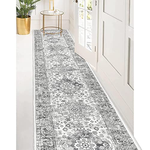 Pauwer Boho Hallway Runner Rug 2x10 Washable Entryway Area Rugs Non Slip Farmhouse Vintage Floor Mat Carpet Runner for Hallways Laundry Room Kitchen Bathroom Bedroom - Image 5