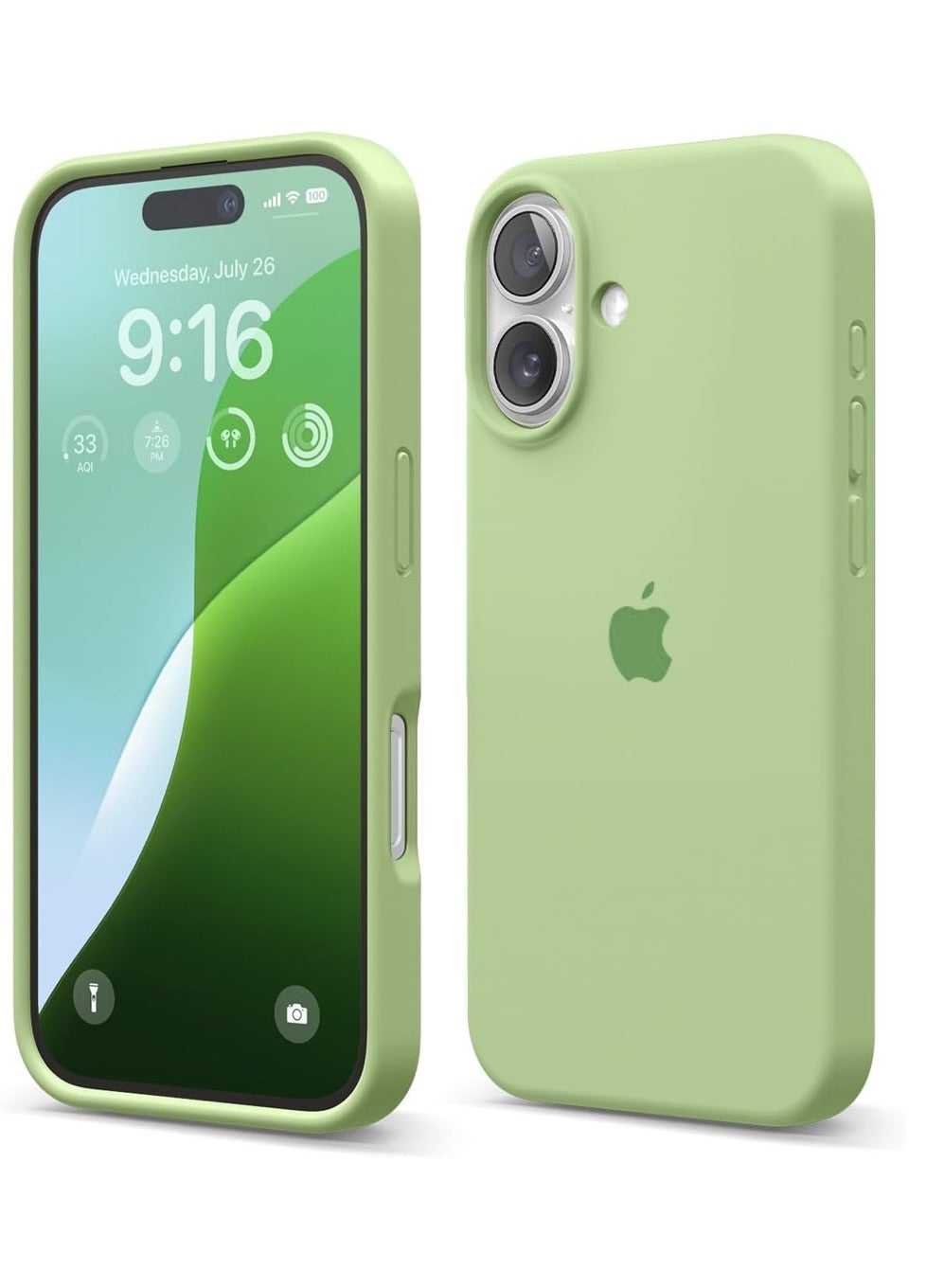 ULELAY iPhone 17  Protective Case, Silicone Material, Shock-Resistant with Camera Lens Protection and Control Button Coverage, Anti-Shock Mobile Phone Protective Cover, Compatible with MagSafe Accesso