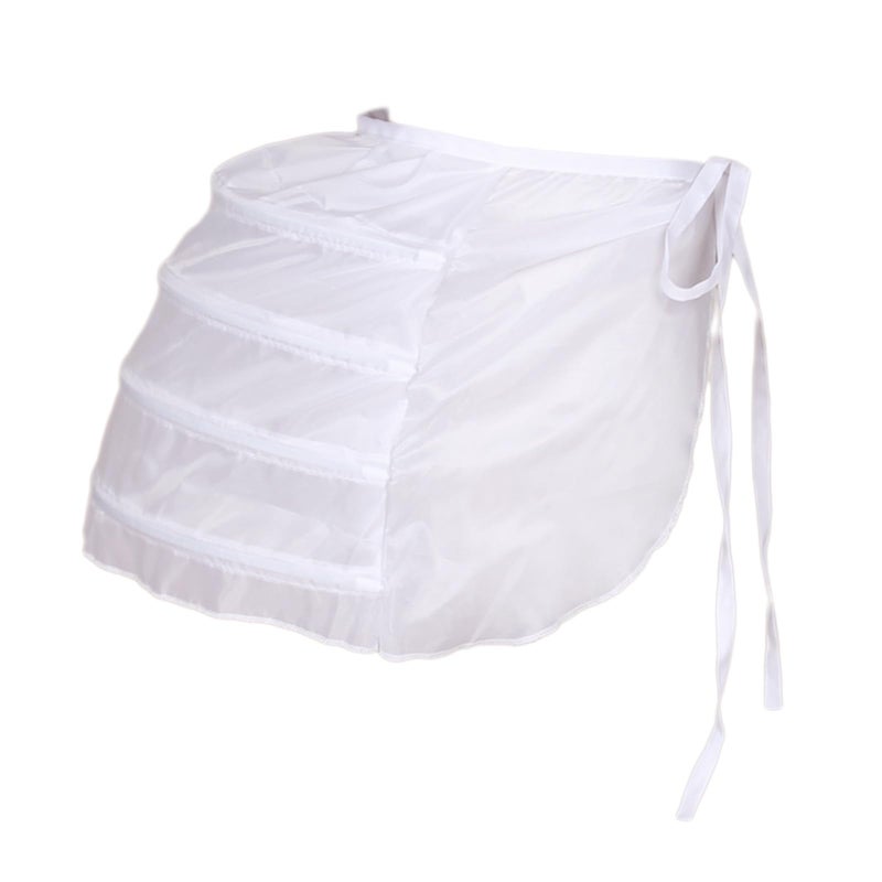 BBSET Women's Victorian Bustle Hoop Skirt Crinoline Cage Pannier, Back bustle cage for Dress Gown, Victorian pannier, Victorian undergarment, Crinoline petticoat Prom Dress - Image 1