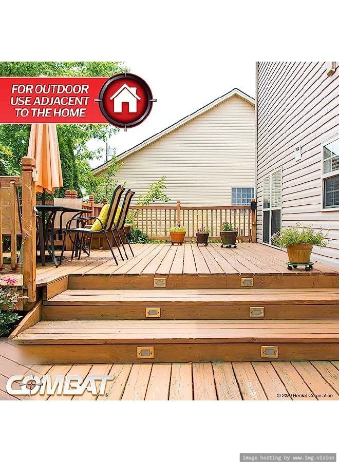 Combat Max Roach Killing Bait: Kills Roaches and Eggs, Insect Bait Station, Cockroach Killer, Long-lasting Roach Bait, Household Pest Management, Child Resistant - Pack of 12 - Image 4