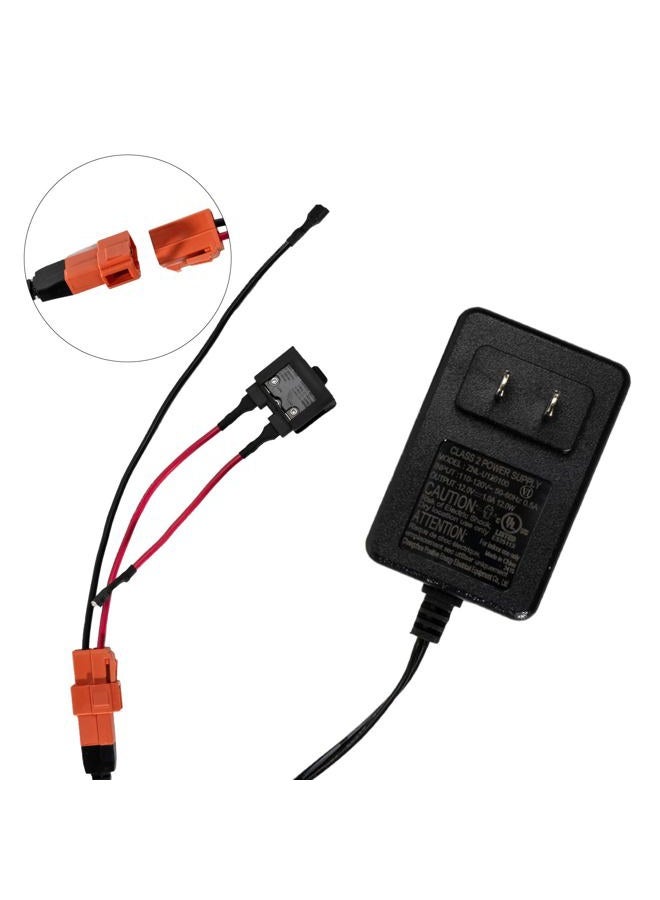 ToiCottage 12 Volt Battery Charger for Ride On Toys and Battery Wire 12V Kids Ride On Car Charger,12V Electric Car Riding Toy Battery Power and Charging Socket Adapter Square Plug - Image 4