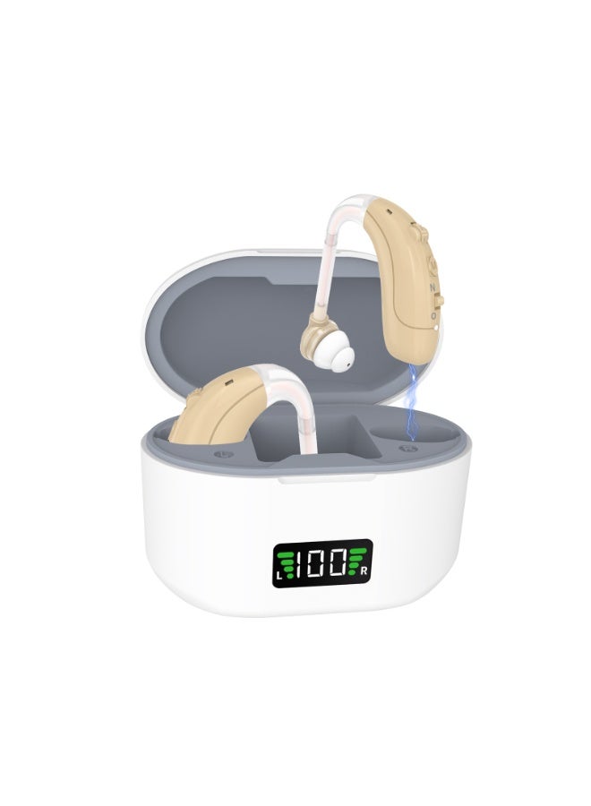 Rechargeable Hearing Aid for Seniors Adults with Noise Cancelling, 16-Channel Digital Invisible Hearing Aids Amplifier with Volume Control - Image 1