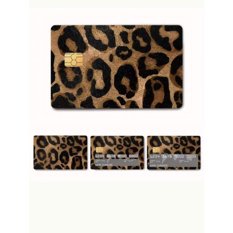 1pc/4pcs Creative Pattern Credit Card Stickers, Fingerprint and Scratch Resistant, Ultra-Thin Waterproof, Suitable For Debit Cards, Transit Cards And Credit Cards, Special Stickers, Back To School, School  Supplies - Image 4