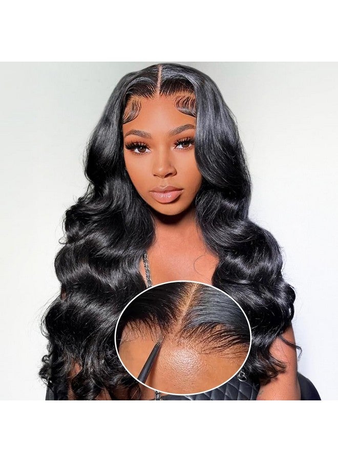 Hedy Wear And Go Glueless Wigs Human Hair Pre Plucked Pre Cut Hd Lace No Glue Body Wave Lace Front Wigs For Black Women Human Hair Glueless With Natural Hairline 180% Density 22 Inch - Image 1