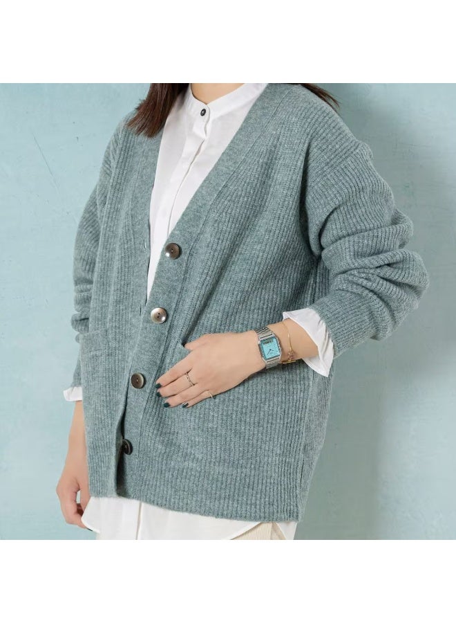 CASIO Vintage Analog-Digital Men's Watch AQ-230A-2A2, 38.8 mm Blue Dial, Chrome-Plated Resin Case & Stainless Steel Bracelet, Water Resistant - Image 3