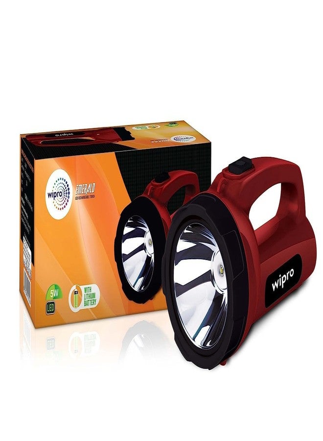 Wipro Emerald Rechargeable Emergency Light (Red) - Image 5