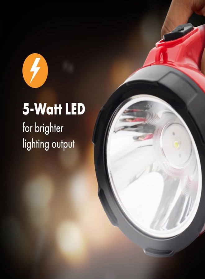 Wipro Emerald Rechargeable Emergency Light (Red) - Image 2