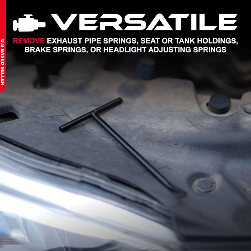 ABN Brake Spring Hook & Headlight Adjuster with T-Handle and Angled Hook - Image 3