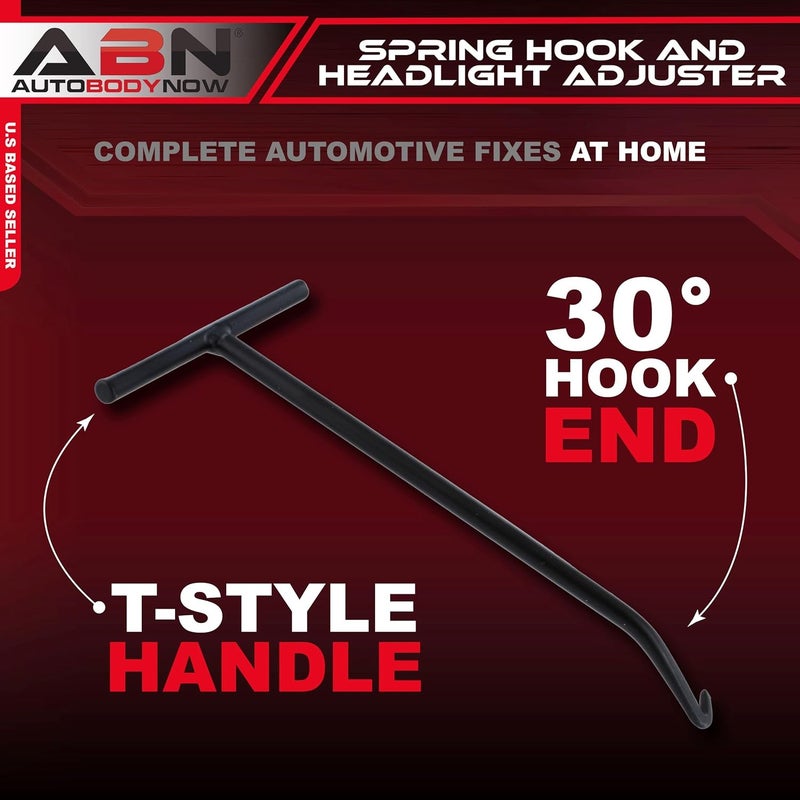 ABN Brake Spring Hook & Headlight Adjuster with T-Handle and Angled Hook - Image 2