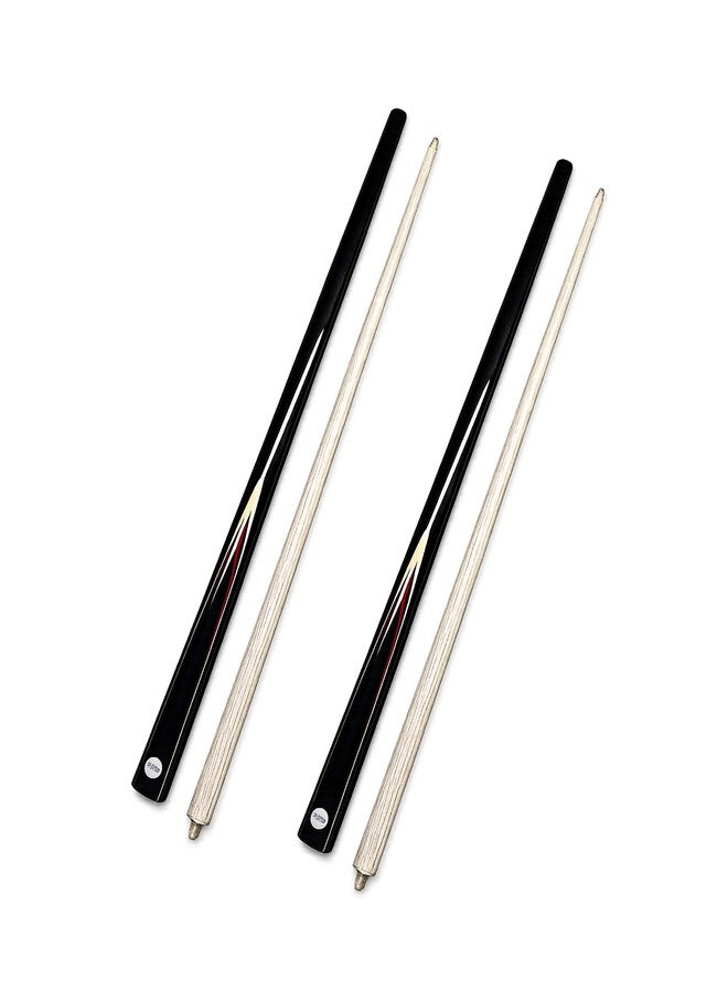 JBB Billiards Snooker & Pool Cue Stick Set, 9mm, Half-Joint - 2 Pcs - Image 1