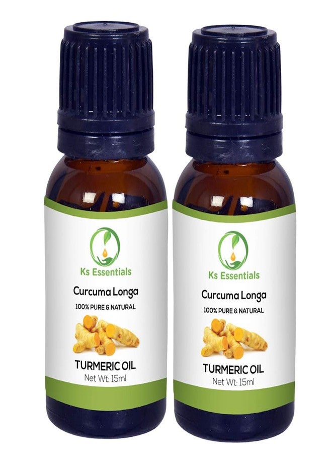 Ks Essentials 100% Pure Turmeric Essential Oil Natural & Undiluted (Pack Of 2-15 Ml) - Image 1