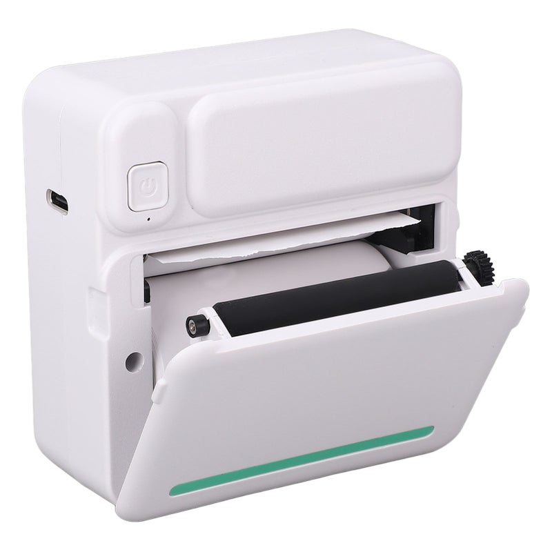 Portable Thermal Printer: 1200mAh Battery Inkless BT Wireless Connection - Compact Pocket Size Thermal Printer for Home Office Study On-the-Go Use - Image 5