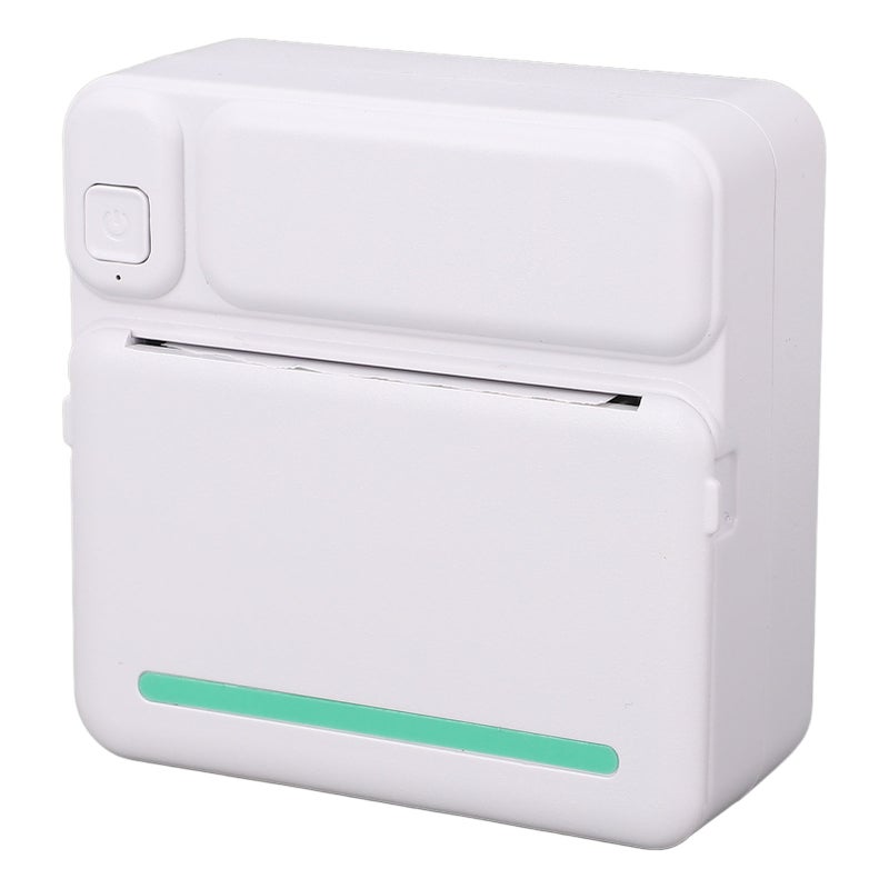Portable Thermal Printer: 1200mAh Battery Inkless BT Wireless Connection - Compact Pocket Size Thermal Printer for Home Office Study On-the-Go Use - Image 2