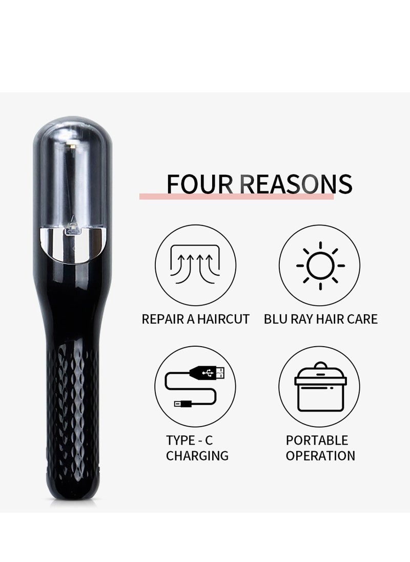Generic - 2 in 1 Hair Split Ends Trimmer Charging Professional Hair Cutter Smooth End Cutting Clipper Beauty Set Hair Straightener - Image 1