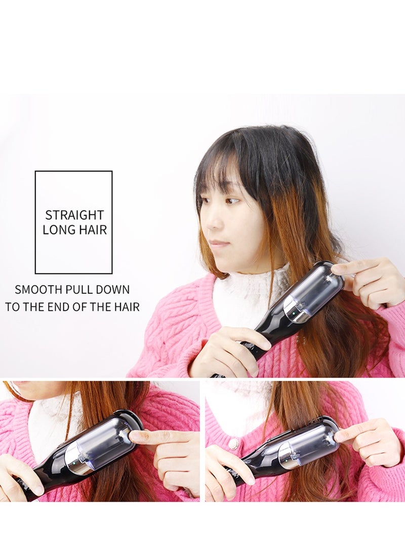 Generic - 2 in 1 Hair Split Ends Trimmer Charging Professional Hair Cutter Smooth End Cutting Clipper Beauty Set Hair Straightener - Image 1