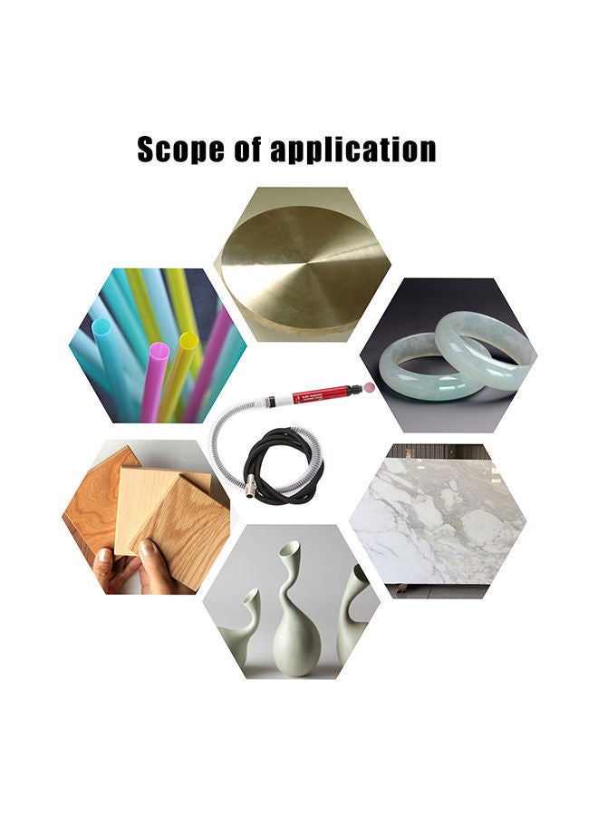 NIBEMINENT Air Pencil Micro Grinder Polish Engraving Tool multicolour 22.50x5.20x11centimeter - Image 2