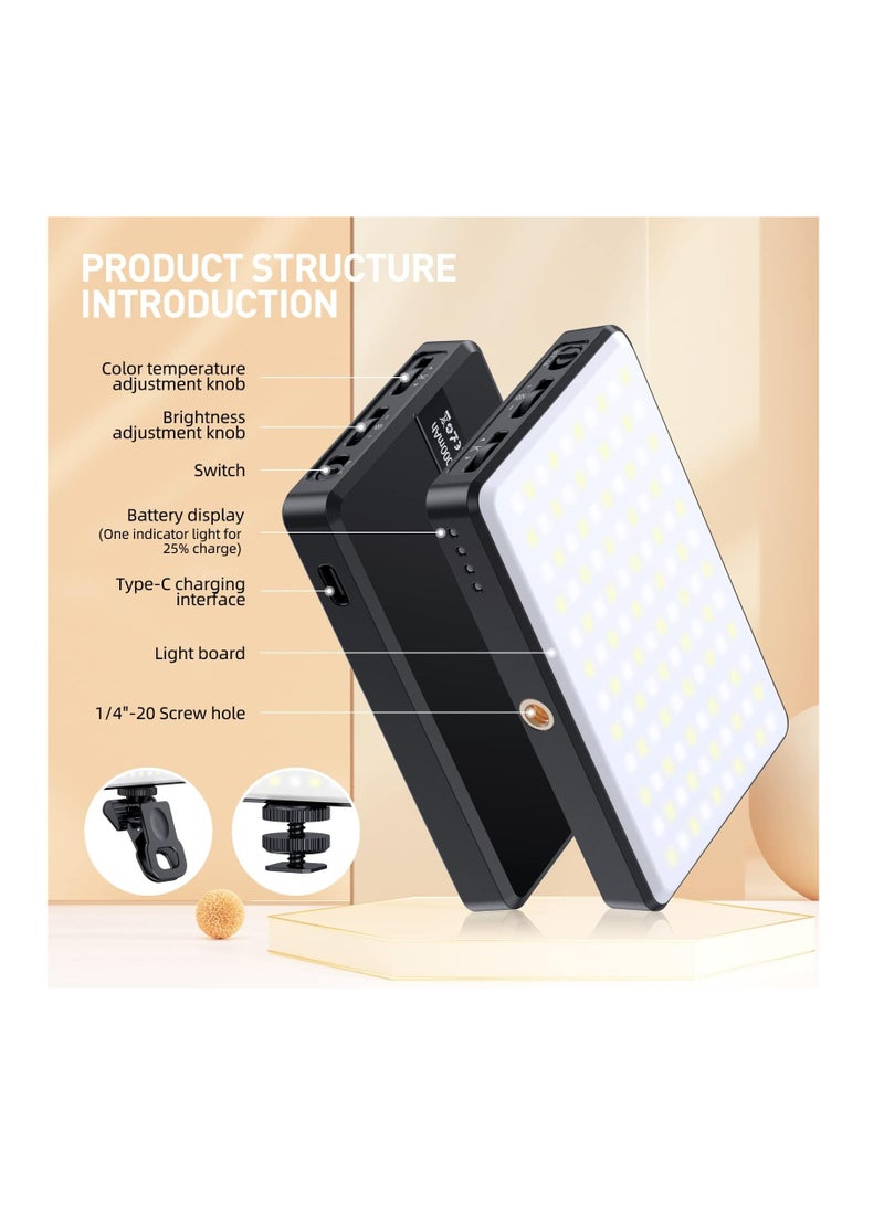 120 LED Phone Light, Selfie Light,Adjusted 3 Light Modes, for Phone, Camera, Laptop, iPad  - Image 3