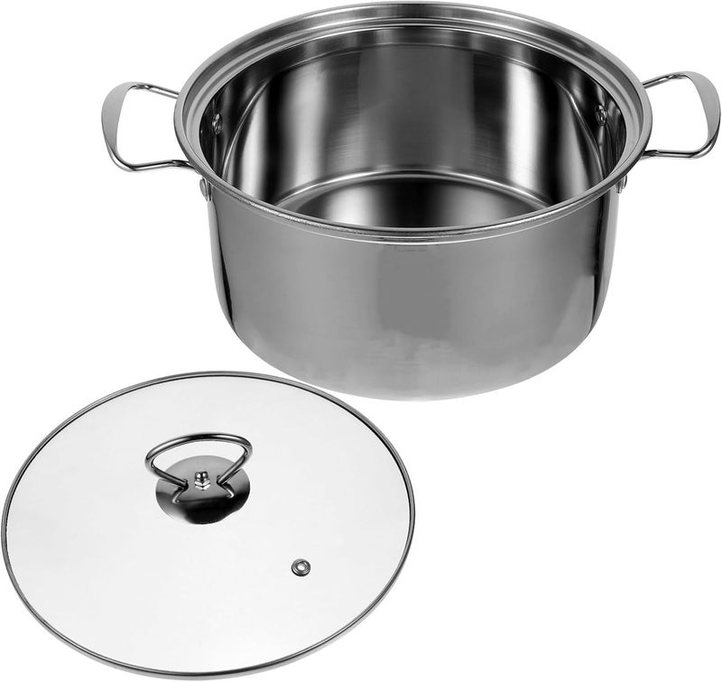Periodic stock arrangement Stainless Steel Saucepan 22cm with Lid, Small Cooking Pot for Household Kitchen, Straight Edge Soup Pot Suitable for Boiling and Steaming KSA local stock Multi option design All storage space compatible In-Kingdom stored commodity Nationwide delivery Elegant upgraded practical design Gulf standard sizing alternatives Bulk storage easy optimized build Month-round consistent deliver Labor saving Full land route delivery Instant order available stock All environment compatible Systematic nationwide ship Flexible varied design Budget friendly premium quality Light & heavy use compatible Multiple options Longevity upgraded craftsmanship Dense material Precision made Scratch resistant Varied global sizing picks Global standard quality - Image 1