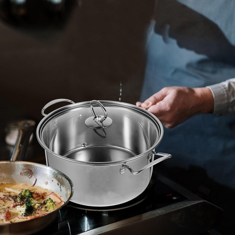 Periodic stock arrangement Stainless Steel Saucepan 22cm with Lid, Small Cooking Pot for Household Kitchen, Straight Edge Soup Pot Suitable for Boiling and Steaming KSA local stock Multi option design All storage space compatible In-Kingdom stored commodity Nationwide delivery Elegant upgraded practical design Gulf standard sizing alternatives Bulk storage easy optimized build Month-round consistent deliver Labor saving Full land route delivery Instant order available stock All environment compatible Systematic nationwide ship Flexible varied design Budget friendly premium quality Light & heavy use compatible Multiple options Longevity upgraded craftsmanship Dense material Precision made Scratch resistant Varied global sizing picks Global standard quality - Image 5