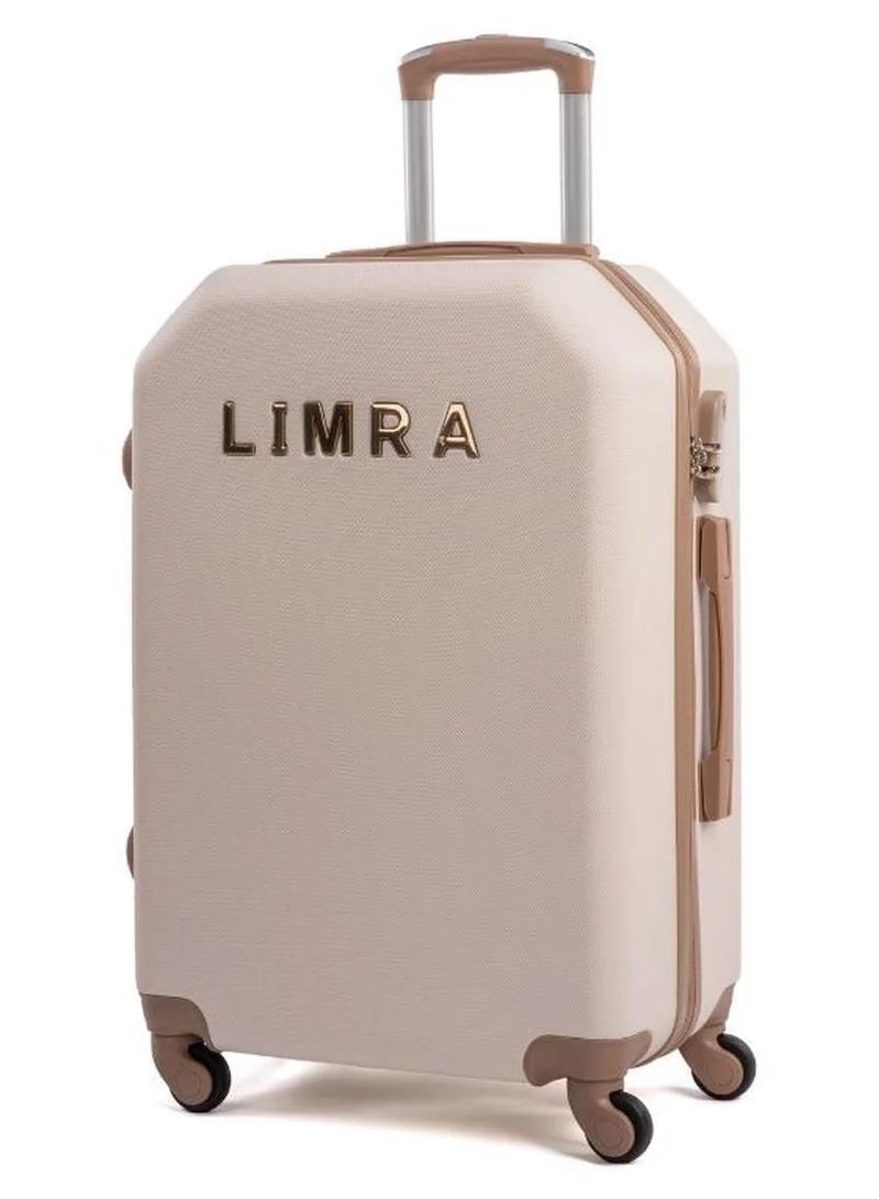 ليمرا شنطة سفر مخصصة لقمرة الطائرة بتصميم صلب و قوي مقاس 20 انش بيج/ذهبي