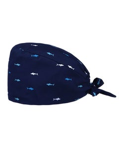 ULHYC 2Pcs Adjustable Working Cap with Buttons Elastic Bouffant Hats Head Scarf with Sweatband for Women Men  - Image 4