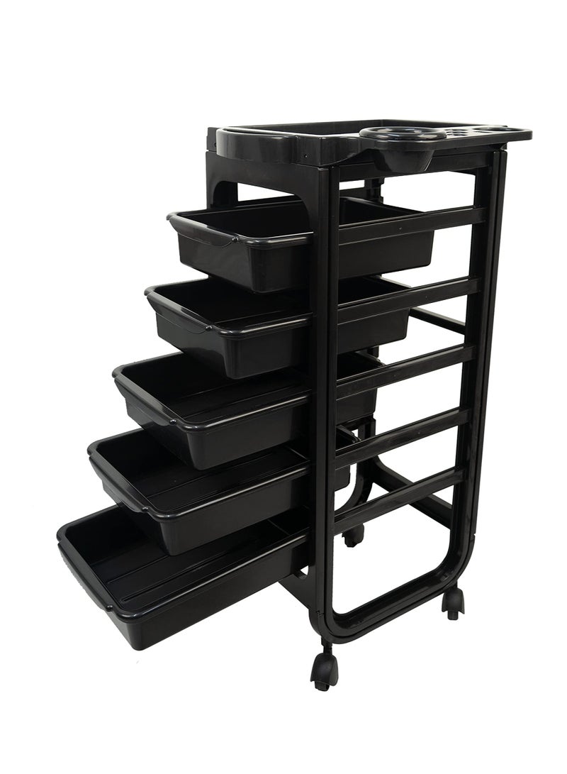 ميشيدا عربة الصالون مع عربة الصالون المتداول - Image 1