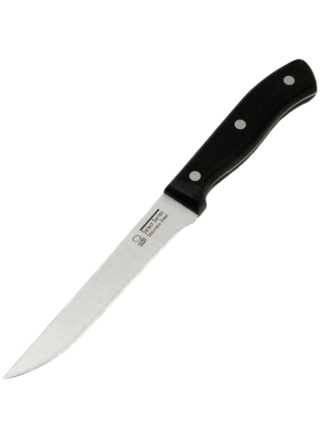 Chef Craft Select Series Stainless Steel Boning Knife Black and Silver 6 Inch 21668 - Image 1