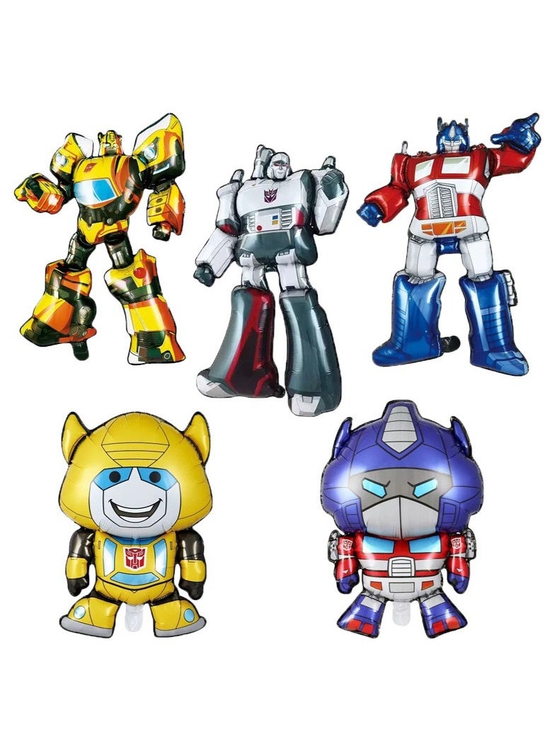TRANSFORMERS Children's Cartoon Transformers Aluminum Foil Balloons Birthday Party Balloon Decorations - Image 1