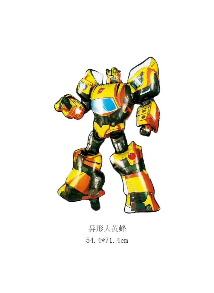 TRANSFORMERS Children's Cartoon Transformers Aluminum Foil Balloons Birthday Party Balloon Decorations - Image 5