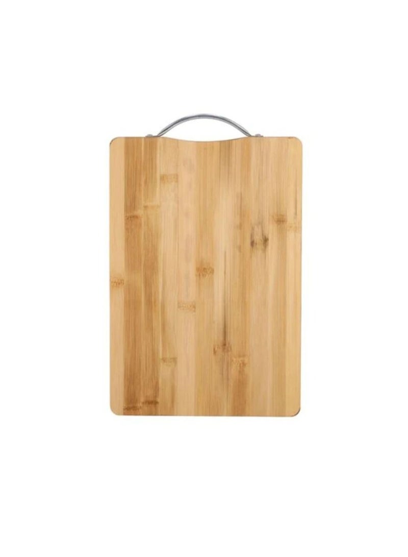 Yuwell Bamboo Cutting Boards For Kitchen Wooden Cutting Board For Chopping Meat, Vegetables, Fruits, Cheese, Chopping Board With Handles 34X24CM  - Image 1