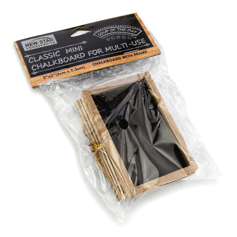 نيو ستار فود سيرفيس مجموعة سبورة طباشير صغيرة مكونة من 12 قطعة - Image 5