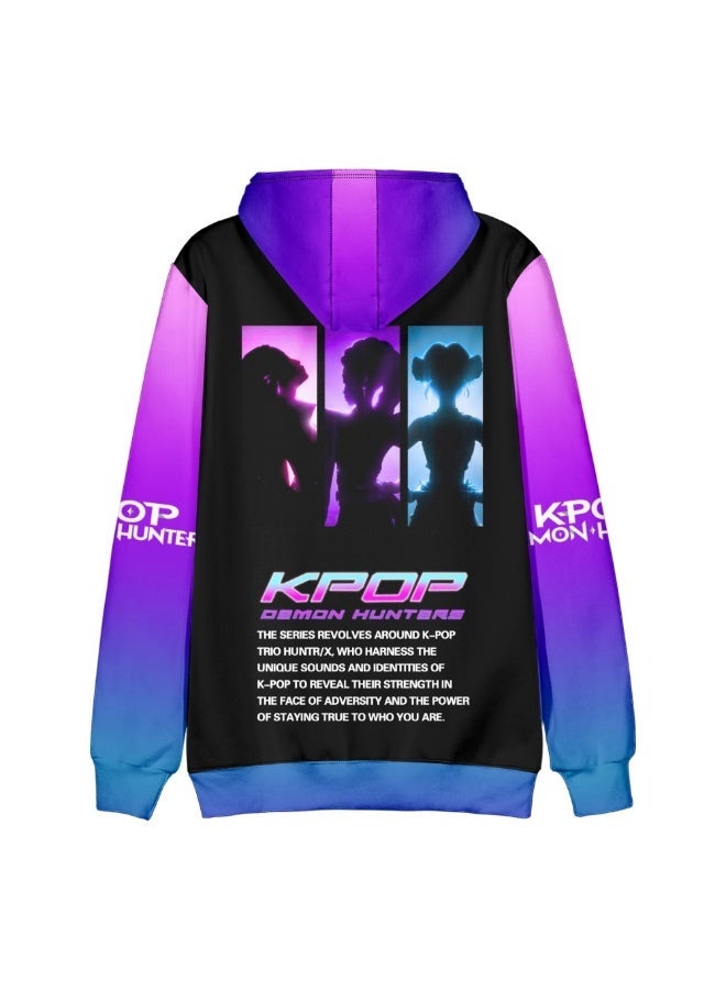 Loquat K-POP: Demon Hunting Girl Group Jackets Available in Various Sizes with Exquisite Prints Can Be Gifted to Friends and Fans - Image 3