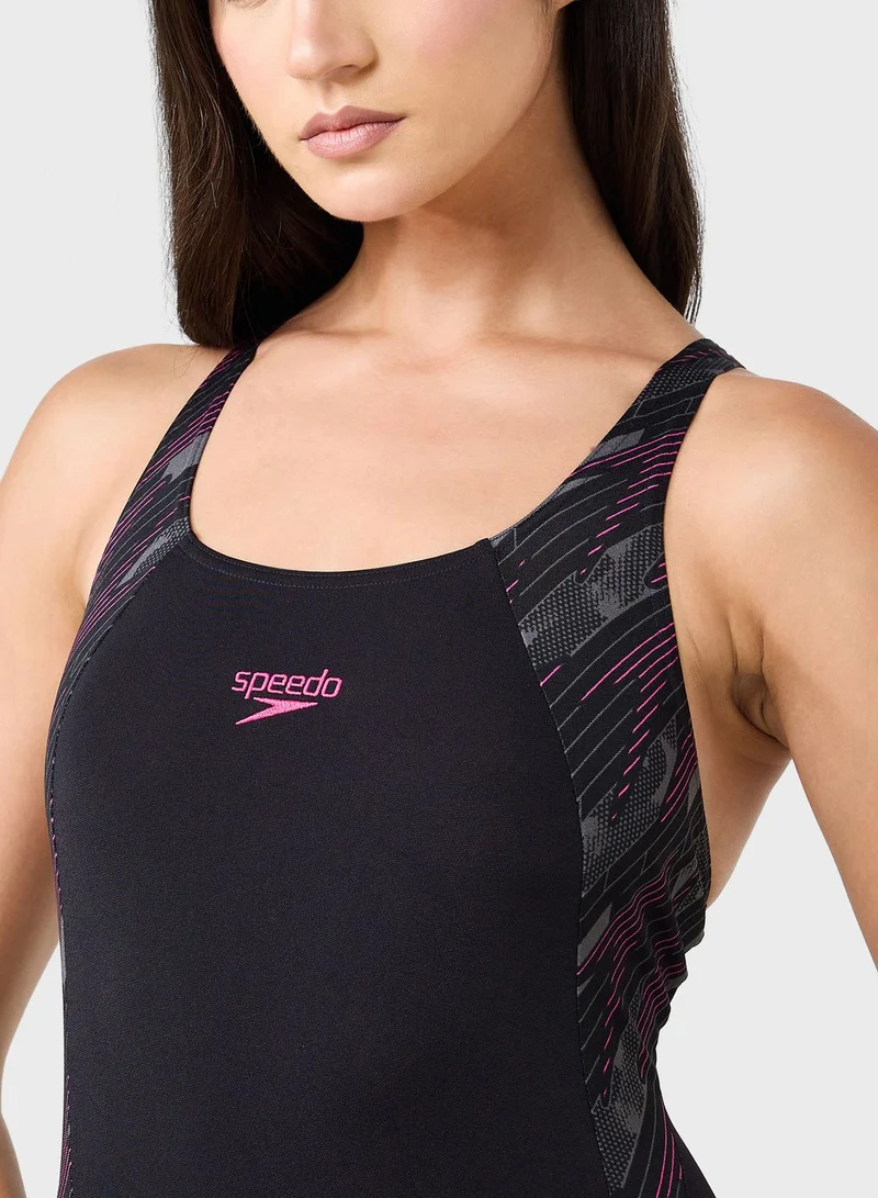 speedo Hyperboom Splice Muscleback One Piece