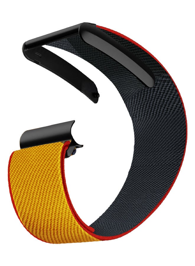 CATANES Nylon Sport Band for Whoop 4.0 Breathable Adjustable Wristband, Water Resistant Replacement Strap, Soft, Comfort, Durability, Easy to Use - Mustard Yellow - Image 1