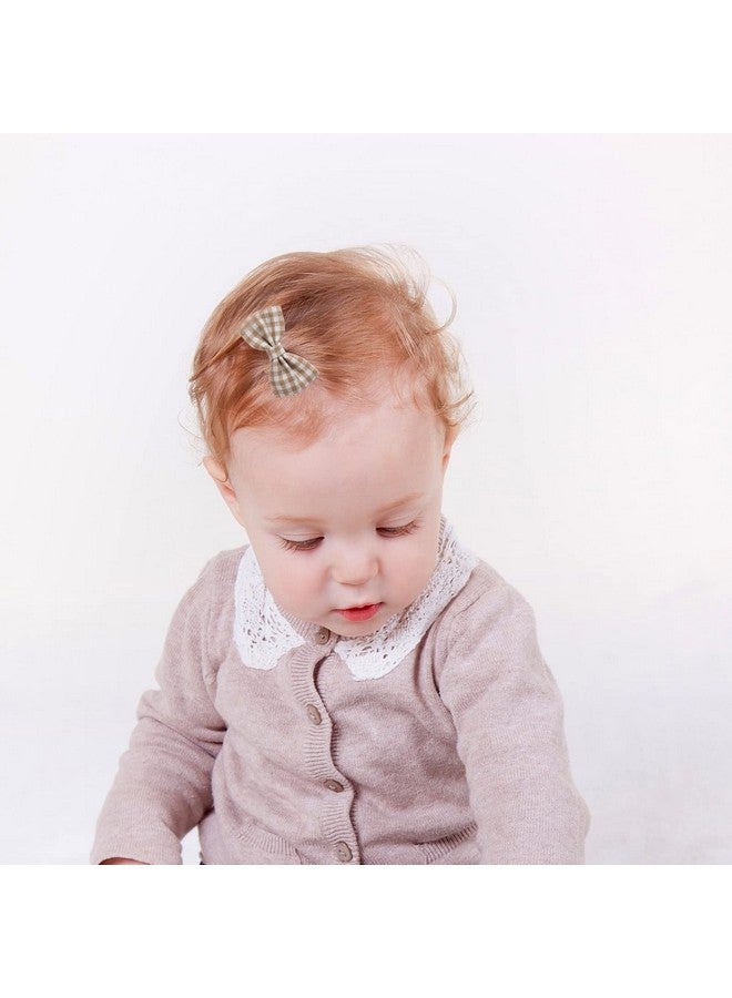 KIDOCHEESE Baby Hair Clips Fully Lined Non Slip Hair Pins Baby Girls Hair Bows Barrettes Hair Accessories for Little Girls Infants Toddlers - Image 4