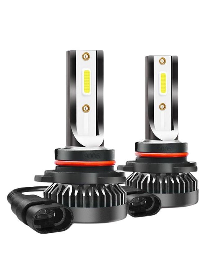 MUNTAQI Pair Of LED Headlight Fog Lamp For 9005 Car