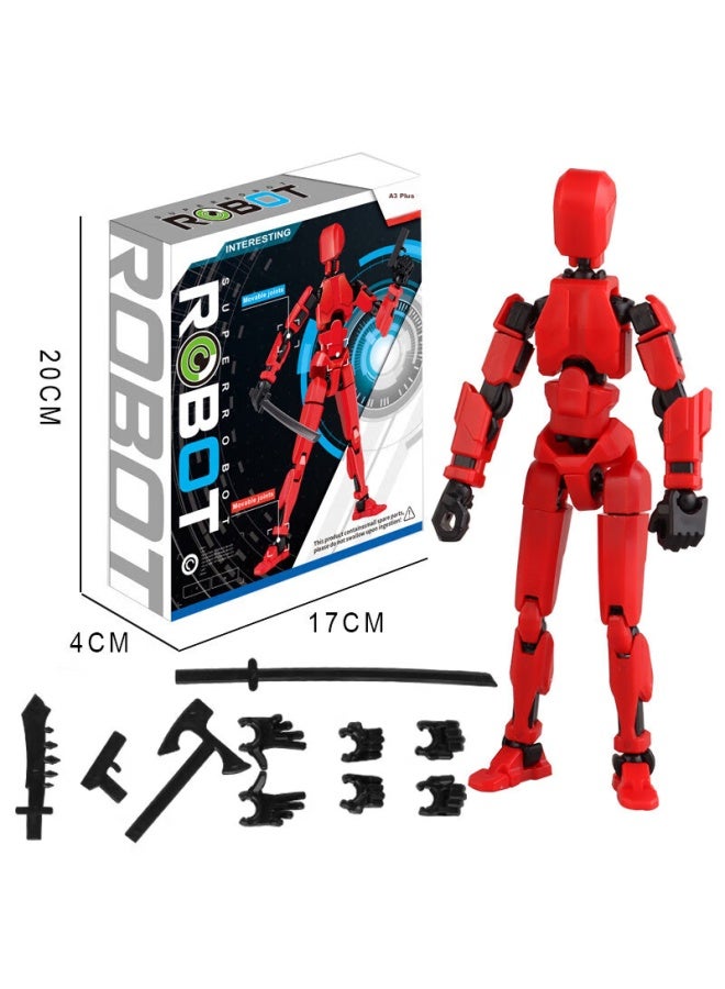 Letrel Lezhe Lucky 13 Multi-joint 3d Printable Building Blocks, Action Figure Assembly Model, Figurine, Class Entertainment, Stress Relief Toy - Image 2