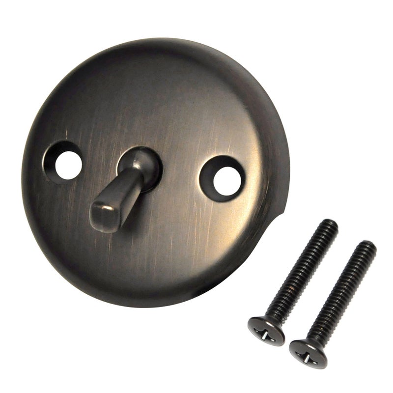 DANCO Overflow Plate with Trip Lever, Oil Rubbed Bronze, 1-Pack (89472) , Oil-Rubbed Bronze - Image 3