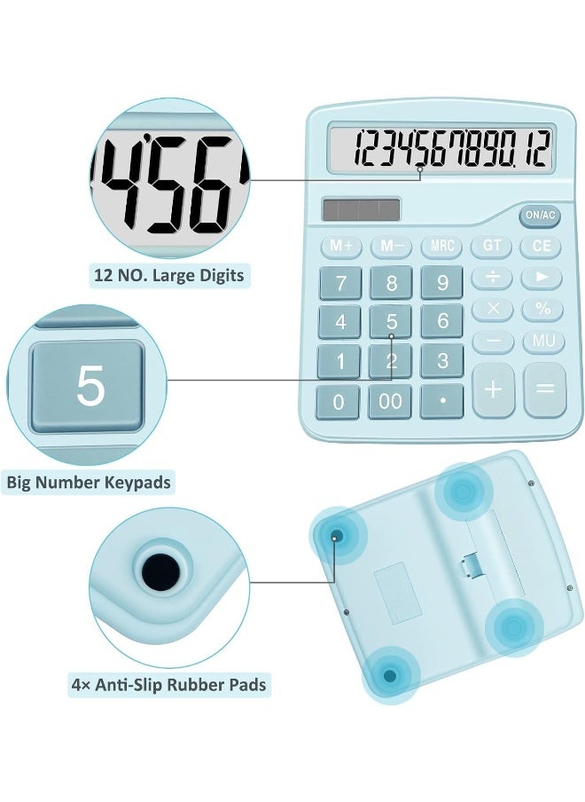 ECVV Calculator portable carry-on calculator student supplies gift cute digital LCD counting mechanical dot scientific calculator  - Image 3