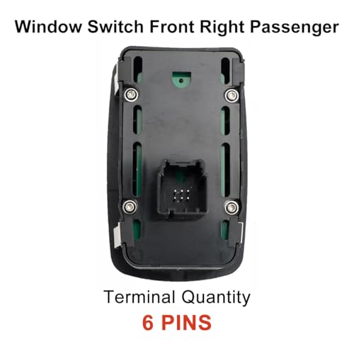 Capshat Power Window Switch Front Right Passenger Side Compatible with Dodge Challenger 2015-2022 | Replaces# 68183751AD, 68183751AA, 68183751AB, 68183751AC - Image 4