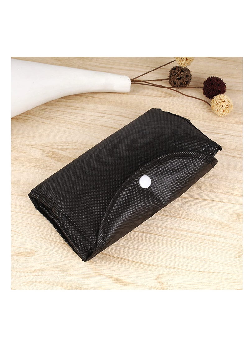 SYOSI - Reusable Grocery Shopping Bags, 5 Foldable Grocery Bags, Sturdy and Heavy-duty with a Weight of 20 Pounds, Suitable for Shopping, Hiking, and Camping(Black) - Image 1