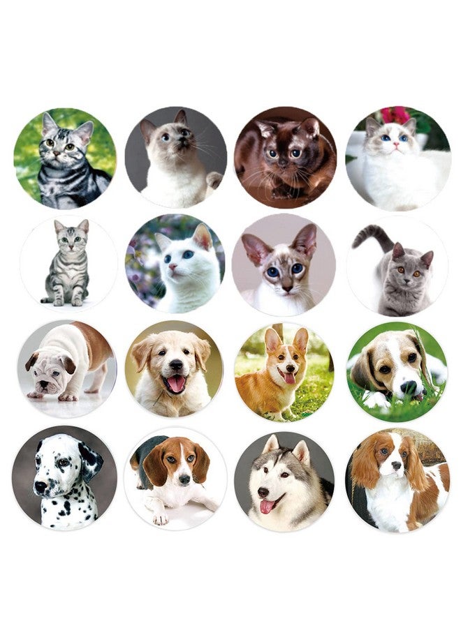Hohamn Dog And Cat Stickers For Kids Teachers 1000 Pcs Dog Cat Design Stickers For Kids Birthday Party School Reward Giveaways - Image 1