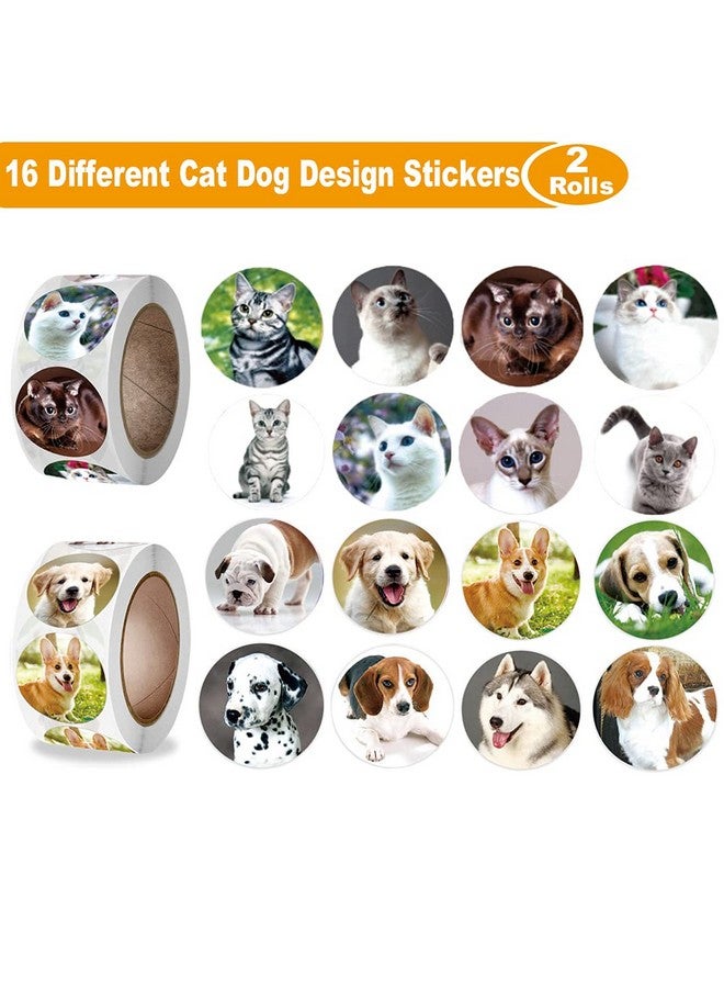 Hohamn Dog And Cat Stickers For Kids Teachers 1000 Pcs Dog Cat Design Stickers For Kids Birthday Party School Reward Giveaways - Image 3