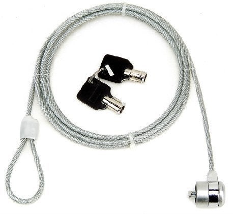 AOMGD 2Pcs 6 feet Laptop Lock Notebook Compatible Security Cable Lock with 2 Keys Two Sets,Suitable for 3 * 7mm Keyholes - Image 2