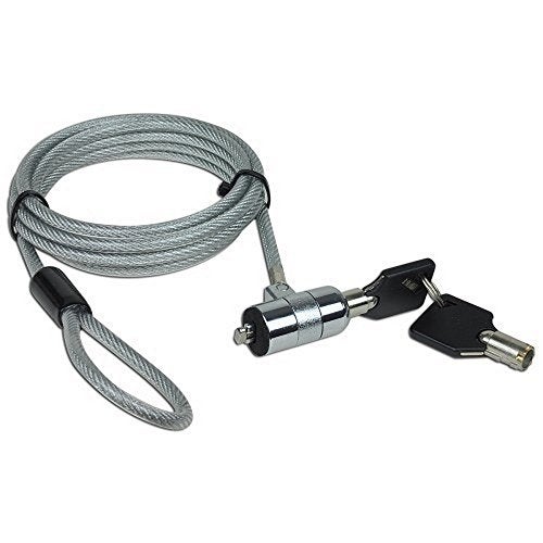 AOMGD 2Pcs 6 feet Laptop Lock Notebook Compatible Security Cable Lock with 2 Keys Two Sets,Suitable for 3 * 7mm Keyholes - Image 4