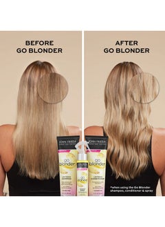 John Frieda Sheer Blonde Go Blonder Conditioner Gradual Lightening Conditioner 8.3 Oz With Citrus And Chamomile Featuring Our Blondmend Technology  - Image 5