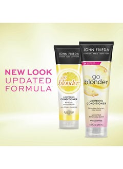 John Frieda Sheer Blonde Go Blonder Conditioner Gradual Lightening Conditioner 8.3 Oz With Citrus And Chamomile Featuring Our Blondmend Technology  - Image 3